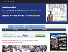 Tablet Screenshot of geonews.tv.com.pk